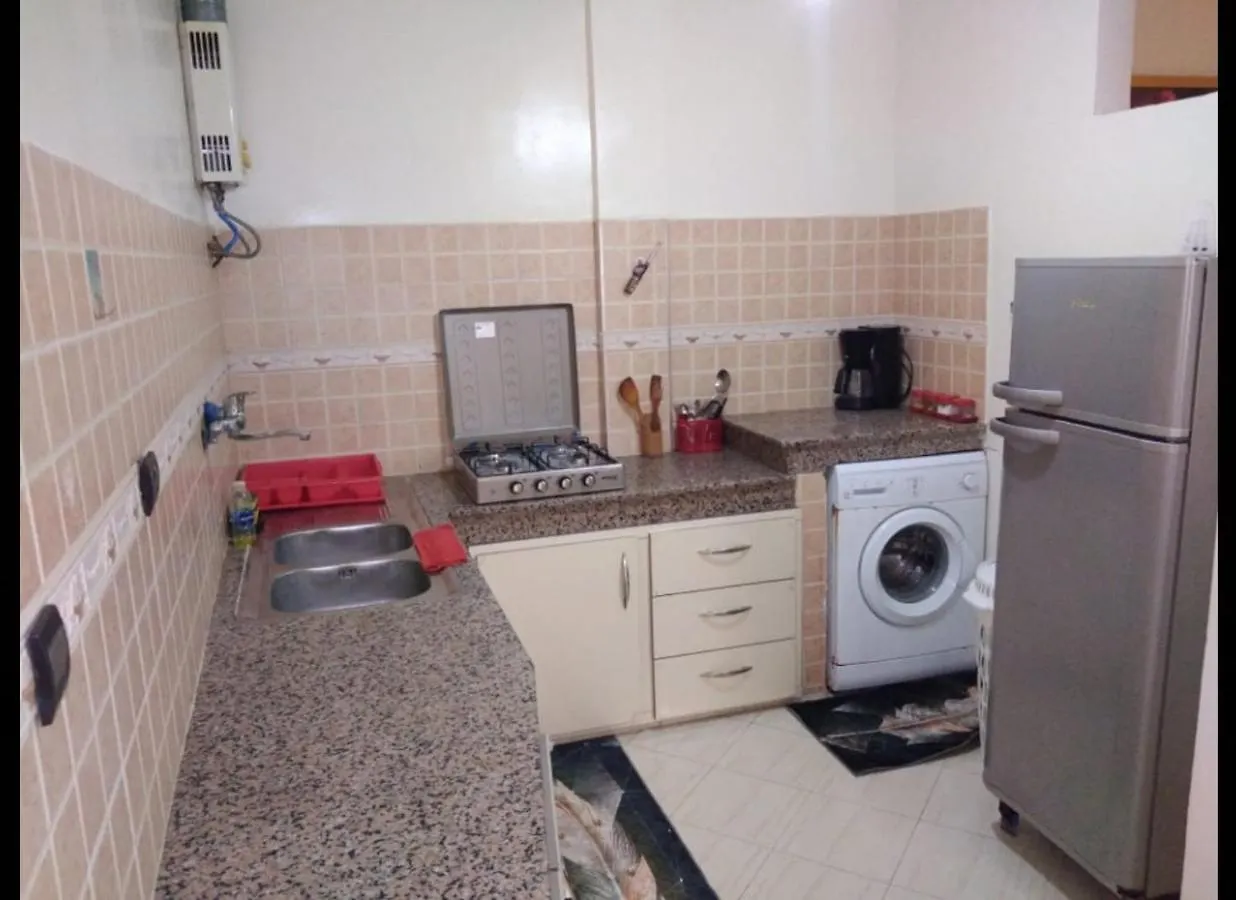 Lägenhet Appartement Meuble Pres Du Grand Souk Elhad Agadir